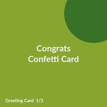 Load image into Gallery viewer, Congrats Confetti Card product image 1
